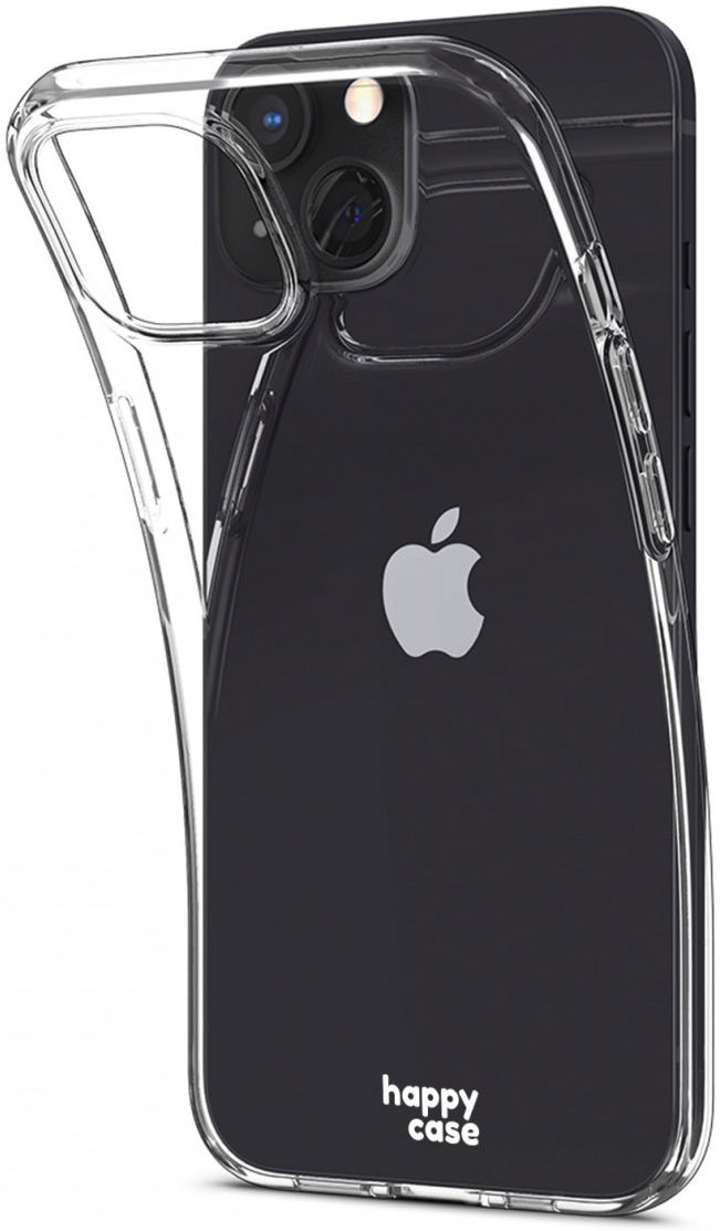 HappyCase iPhone 16E / 13 Hoesje Flexibel TPU Clear Print afbeelding 5