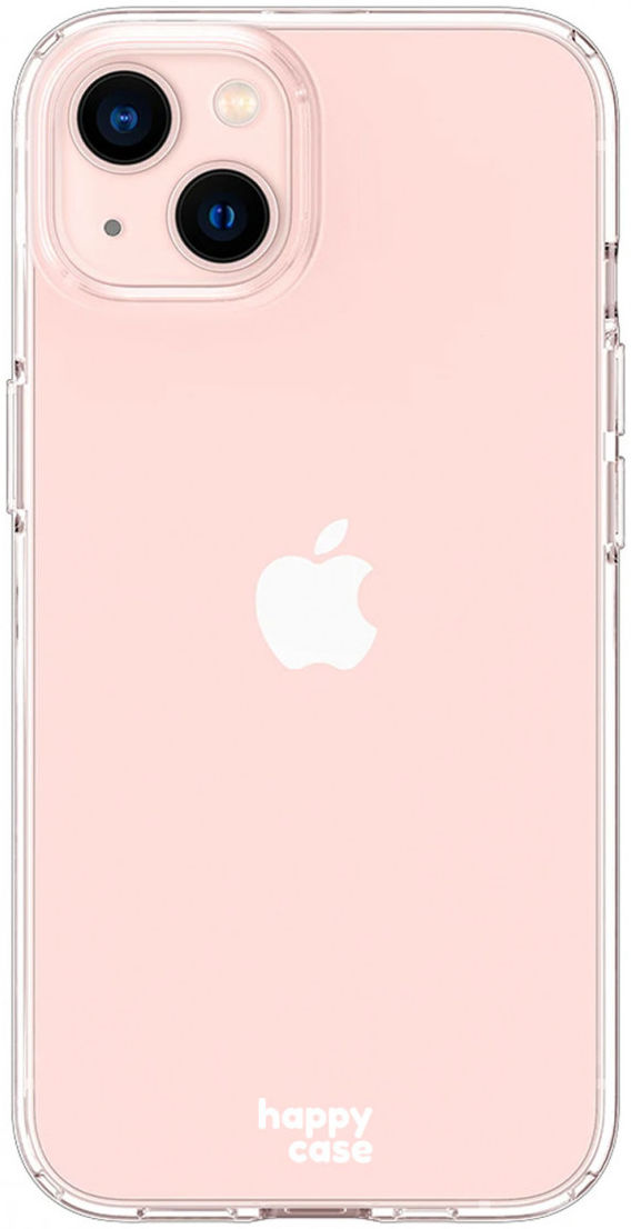 HappyCase iPhone 16E / 13 Hoesje Flexibel TPU Clear Print afbeelding 1