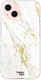 HappyCase iPhone 13 Hoesje Flexibel TPU Wit Marmer Print afbeelding 1