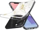 HappyCase iPhone 13 Hoesje Flexibel TPU Wit Marmer Print afbeelding 2