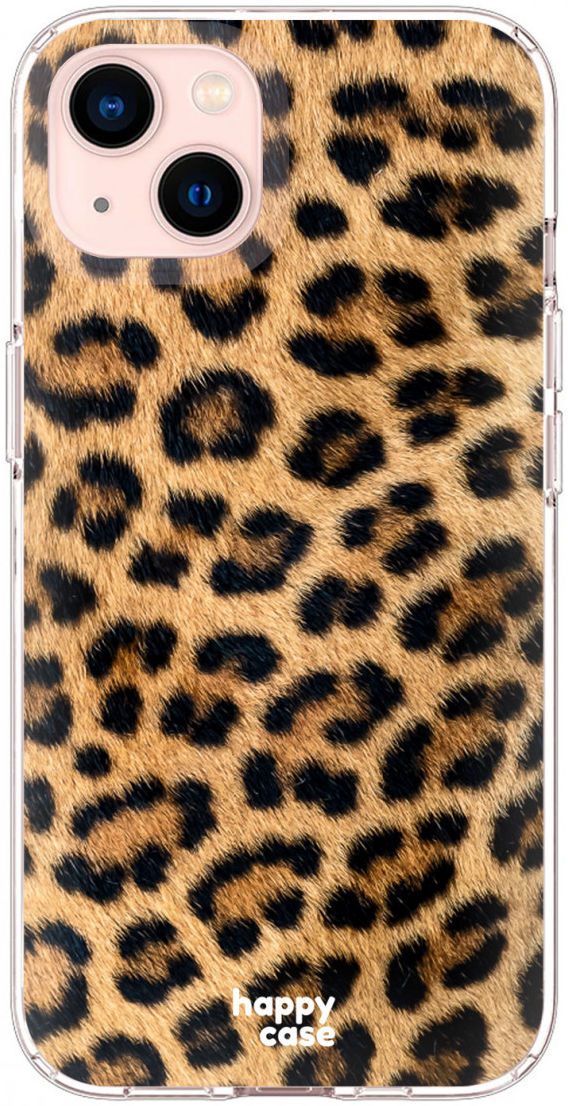 HappyCase iPhone 13 Hoesje Flexibel TPU Wilde Panter Print afbeelding 1