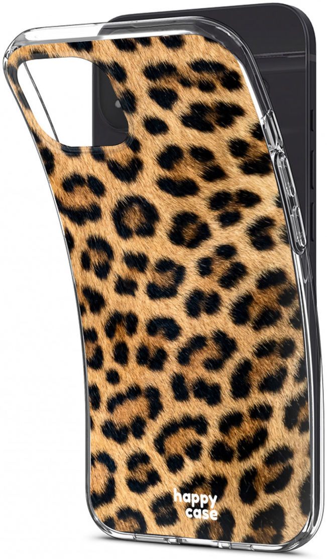 HappyCase iPhone 13 Hoesje Flexibel TPU Wilde Panter Print afbeelding 6