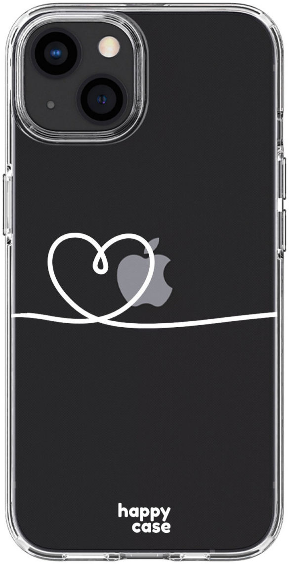 HappyCase iPhone 17e / 16e / 13 Hoesje Flexibel TPU Hartjes Print afbeelding 8