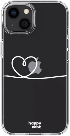 HappyCase iPhone 17e / 16e / 13 Hoesje Flexibel TPU Hartjes Print afbeelding 8