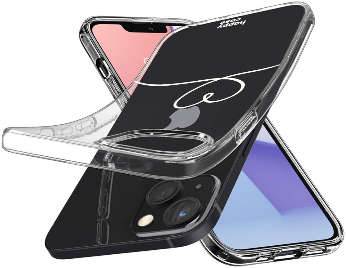 HappyCase iPhone 17e / 16e / 13 Hoesje Flexibel TPU Hartjes Print afbeelding 2
