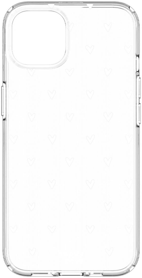 HappyCase iPhone 13 Hoesje Flexibel TPU Hartjes Print afbeelding 9