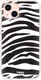 HappyCase iPhone 13 Hoesje Flexibel TPU Zebra Printje afbeelding 1