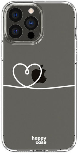 HappyCase iPhone 13 Pro Hoesje Flexibel TPU Hartje Print afbeelding 8