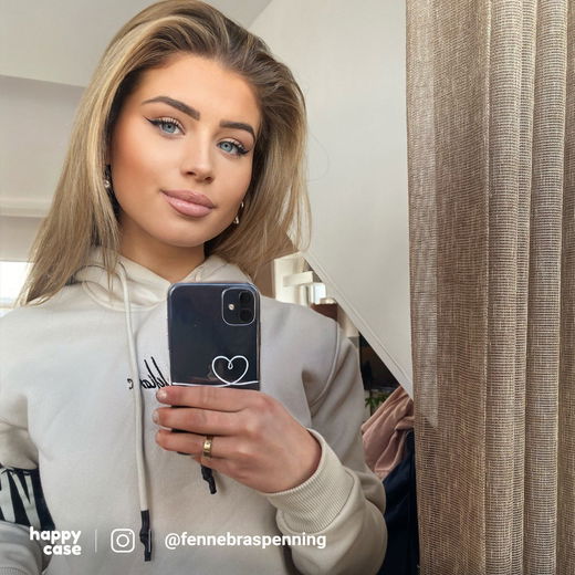 HappyCase iPhone 13 Pro Hoesje Flexibel TPU Hartje Print afbeelding 4