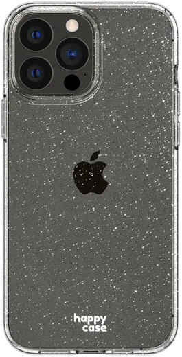 HappyCase iPhone 13 Pro Hoesje Flexibel TPU Glitter Print afbeelding 1