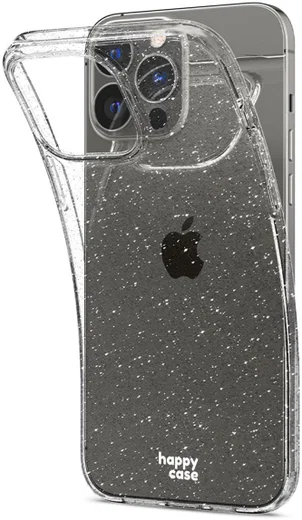HappyCase iPhone 13 Pro Hoesje Flexibel TPU Glitter Print afbeelding 4