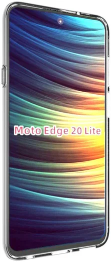 Motorola Edge 20 Lite Hoesje Dun TPU Back Cover Transparant afbeelding 6