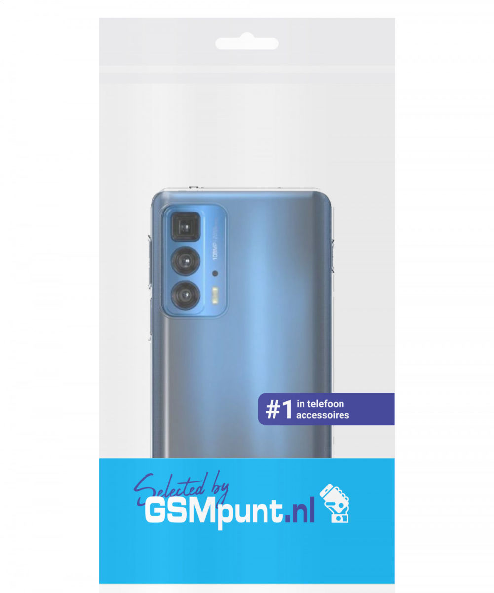 Motorola Edge 20 Pro Hoesje Dun TPU Back Cover Transparant afbeelding 4