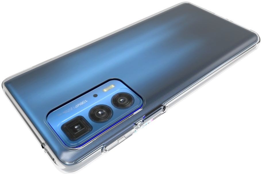 Motorola Edge 20 Pro Hoesje Dun TPU Back Cover Transparant afbeelding 5