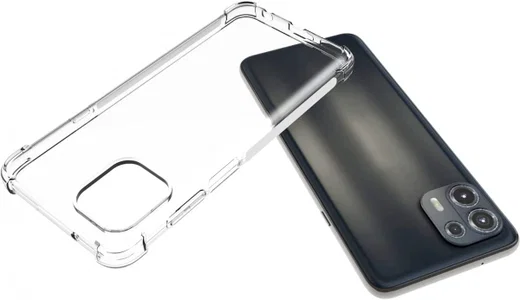 Motorola Edge 20 Lite Hoesje Schokbestendig TPU Back Cover Transparant afbeelding 4
