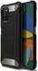 Samsung Galaxy A03S Hoesje Shock Proof Hybride Back Cover Zwart afbeelding 1