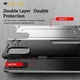 Samsung Galaxy A03S Hoesje Shock Proof Hybride Back Cover Zwart afbeelding 8