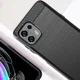 Motorola Edge 20 Lite Hoesje Geborsteld TPU Back Cover  Zwart afbeelding 4