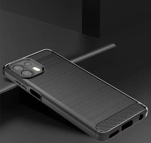 Motorola Edge 20 Lite Hoesje Geborsteld TPU Back Cover  Zwart afbeelding 8