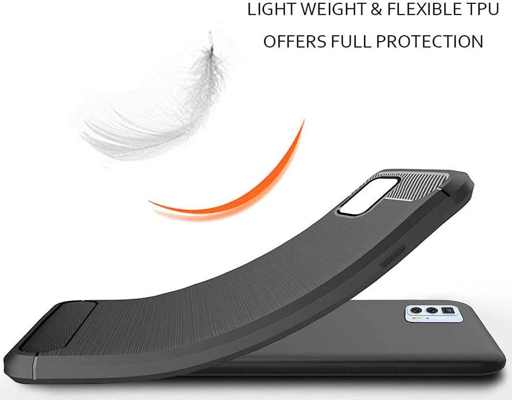 Motorola Edge 20 Pro Hoesje Geborsteld TPU Back Cover  Zwart afbeelding 6