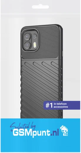 Motorola Edge 20 Lite Hoesje TPU Thunder Design Back Cover Zwart afbeelding 2