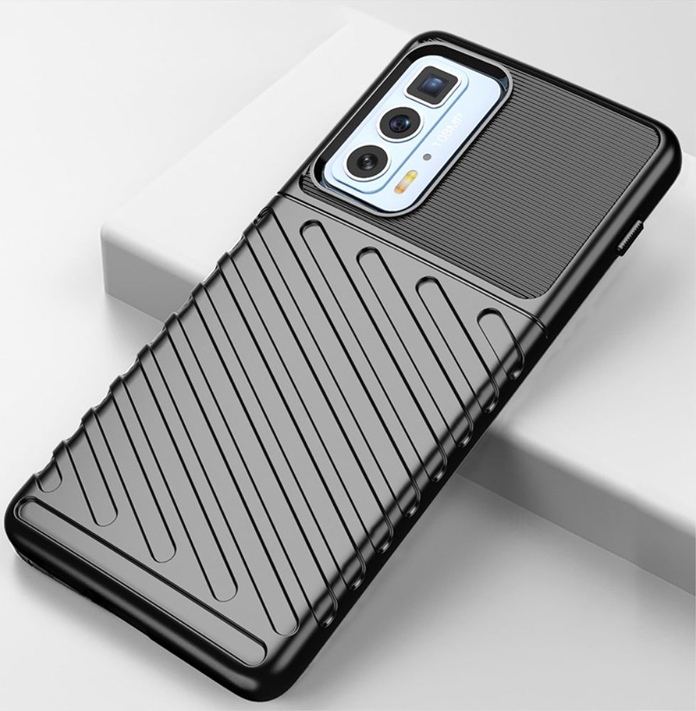 Motorola Edge 20 Pro Hoesje TPU Thunder Design Back Cover Groen afbeelding 4