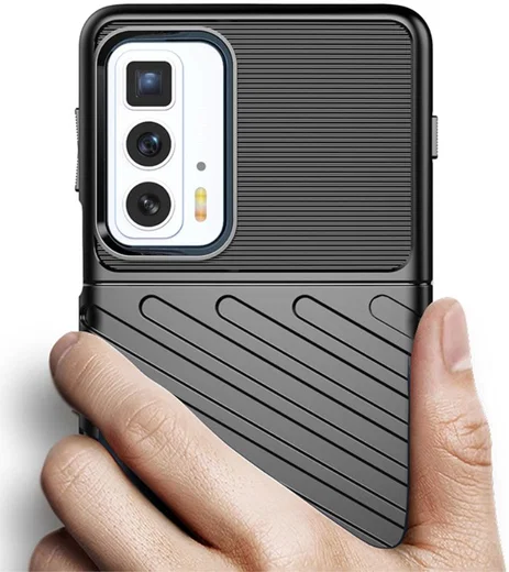 Motorola Edge 20 Pro Hoesje TPU Thunder Design Back Cover Groen afbeelding 5