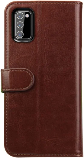 Rosso Element Samsung Galaxy A03S Hoesje Book Cover Wallet Bruin afbeelding 2