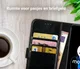 Rosso Element Motorola Edge 20 Pro Hoesje Book Cover Wallet Zwart afbeelding 5