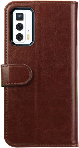 Rosso Element Motorola Edge 20 Pro Hoesje Book Cover Wallet Bruin afbeelding 2