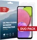 Rosso Samsung Galaxy A03S Ultra Clear Screen Protector Duo Pack afbeelding 1