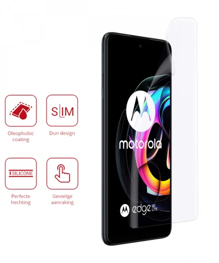 Rosso Motorola Edge 20 Lite Ultra Clear Screen Protector Duo Pack afbeelding 2
