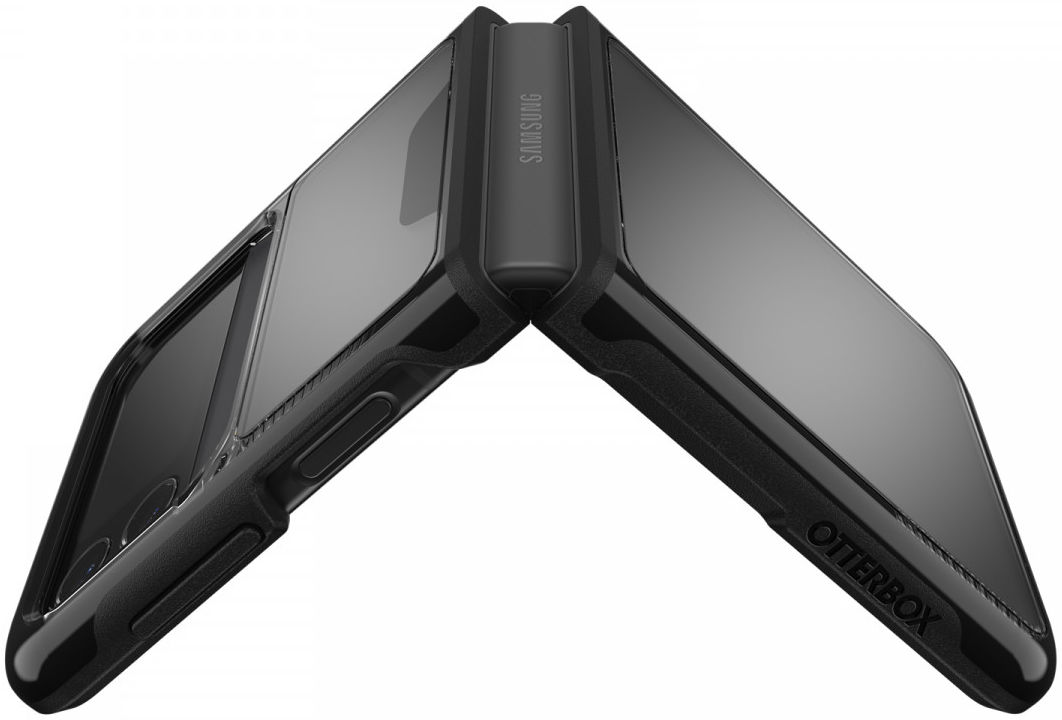 OtterBox Symmetry Flex Samsung Galaxy Z Flip 3 Hoesje Transparant Zwart afbeelding 4