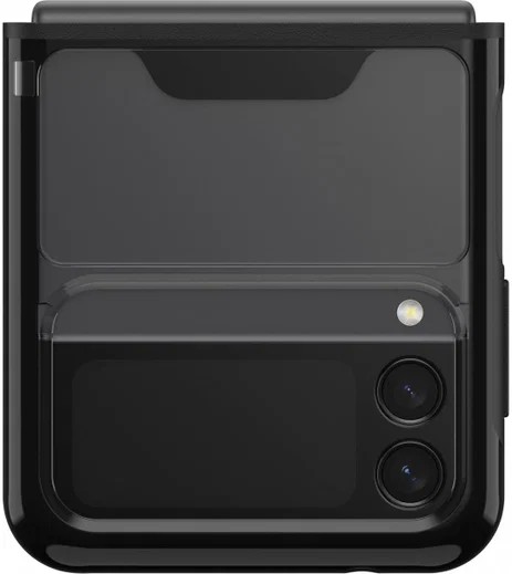 OtterBox Symmetry Flex Samsung Galaxy Z Flip 3 Hoesje Transparant Zwart afbeelding 6