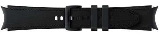 Origineel Samsung Universeel Watch 20MM Bandje Hybrid Leer Zwart (M/L) afbeelding 3