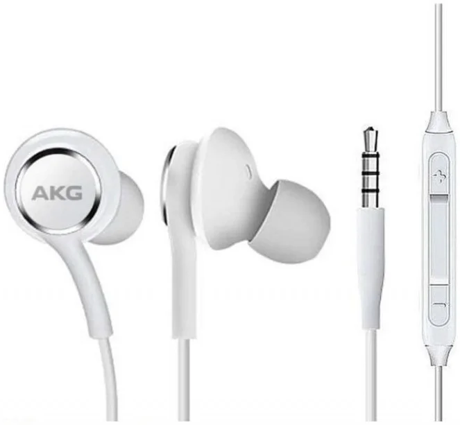 Originele Samsung AKG Headset Oordopjes met 3.5mm Jack Aansluiting Wit afbeelding 3