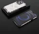 Apple iPhone 13 Pro Hybride Honinggraat Hoesje Grijs afbeelding 4