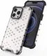 Apple iPhone 13 Pro Hybride Honinggraat Hoesje Grijs afbeelding 9