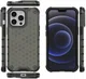Apple iPhone 13 Pro Hybride Honinggraat Hoesje Zwart afbeelding 2