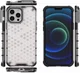 Apple iPhone 13 Pro Max Hybride Honinggraat Hoesje Grijs afbeelding 10