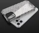 Apple iPhone 13 Pro Max Hybride Honinggraat Hoesje Grijs afbeelding 2