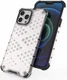 Apple iPhone 13 Pro Max Hybride Honinggraat Hoesje Grijs afbeelding 7