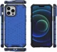 Apple iPhone 13 Pro Max Hybride Honinggraat Hoesje Blauw afbeelding 2