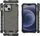 Apple iPhone 13 Mini Hybride Honinggraat Hoesje Zwart afbeelding 2