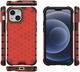Apple iPhone 13 Mini Hybride Honinggraat Hoesje Rood afbeelding 2
