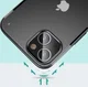 Apple iPhone 13 Mini Hoesje Hybride Back Cover Mat Transparant Rood afbeelding 2
