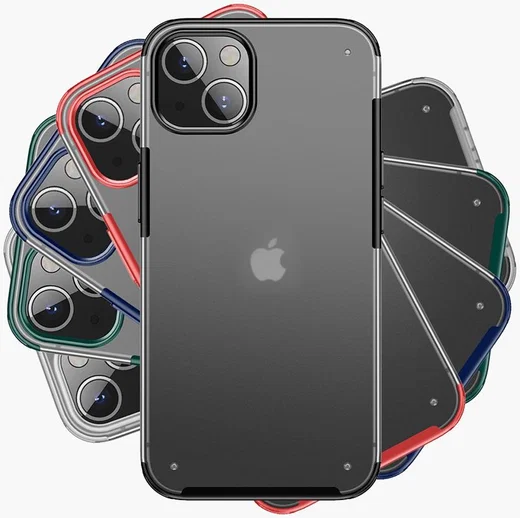 Apple iPhone 13 Hybrid Armor Hard Plastic Back Cover Rood afbeelding 8