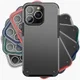 Apple iPhone 13 Pro Hybrid Armor Hard Plastic Back Cover Zwart afbeelding 8