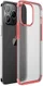 Apple iPhone 13 Pro Hybrid Armor Hard Plastic Back Cover Rood afbeelding 1