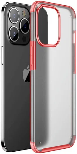 Apple iPhone 13 Pro Max Hybrid Armor Hard Plastic Back Cover Blauw afbeelding 1